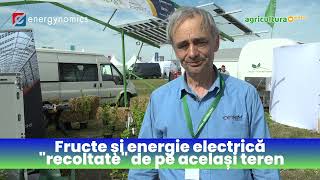 Fructe și energie electrică recoltate de pe același teren [upl. by Nidorf]