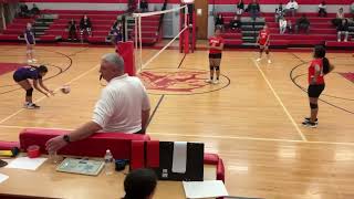 Amityville MS VB vs Central Islip 12423 set 1 [upl. by Anhpad]