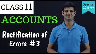 rectification of errors in accounting class 11 [upl. by Valentia]