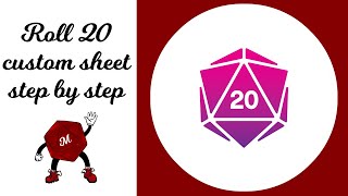 Roll20 custom sheet step by step [upl. by Nyleuqaj]