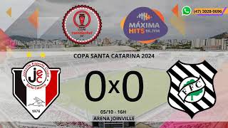 JEC X FIGUEIRENSE  COPA SANTA CATARINA 2024 [upl. by Eirised]