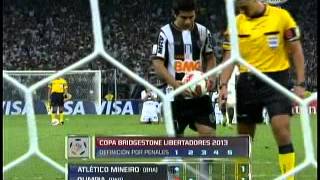 Atletico Mineiro vs Olimpia Final de la Copa Libertadores 2013 Penales [upl. by Cohe]