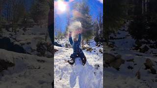 Snow Masti snowfall manali tour travel shortsviral manali snow snowfall winter photography [upl. by Nyvek]