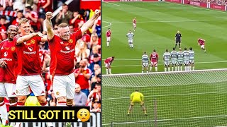 Wayne Rooney Freekick Goal in Man United Legends vs Celtic Legends [upl. by Angadresma915]