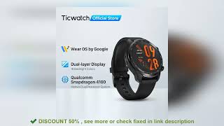 ✔️TicWatch Pro 3 Ultra GPS Wear OS Smartwatch Men Qualcomm 4100 Mobvoi D [upl. by Valentin]