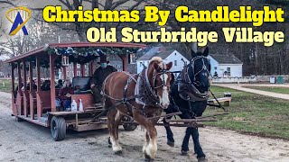 Report from Christmas By Candlelight at Old Sturbridge Village in Massachusetts [upl. by Ewart515]