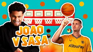 Joao Gomes vs Sasa Kalajdzic  Dunk 4 Basketball game [upl. by Treborsemaj]