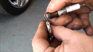 Changing the Spark Plugs on Jaguar S type R part 1 [upl. by Sairu]