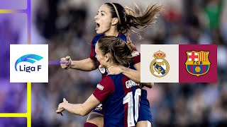 HIGHLIGHTS  Real Madrid vs Barcelona Liga F 202324 Matchday 21 [upl. by Cook467]