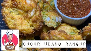 Resepi Cucur Udang Rangup dan Lembut  Rahsia Cucur Udang Sedap  Cucur Udang Kuah Kacang [upl. by Seda]