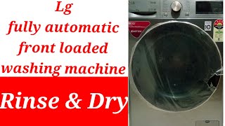 How to Rinse and Dry clothes in LG Machine [upl. by Hacim]