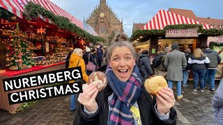 Nuremberg Christmas Market 2022  Food Tour [upl. by Kcirddec407]