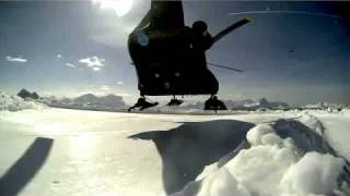 Ferrari FF gets helicopter air lift to top of Kronplatz Plan de Corones [upl. by Marcella]