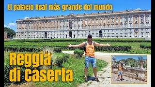 REGGIA DI CASERTA El palacio real màs grande del mundo [upl. by Kirven]