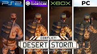 Conflict Desert Storm 2002 PS2 vs GameCube vs XBOX vs PC Graphics Comparison [upl. by Mariejeanne]