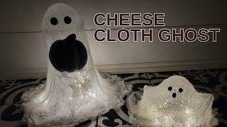 How To Make Cheese Cloth Ghost That Glow [upl. by Gipson]