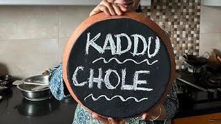 Kaddu Chole  Try this Yellow Pumpkin recipe kadduchole [upl. by Hogan]