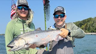 360 Salmon Fishing LIVE Steak amp Salmon Cook Live [upl. by Dabney]