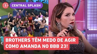 Elenco do BBB 24 está mais preocupado em não ser como Amanda do que sair cancelado [upl. by Roter313]