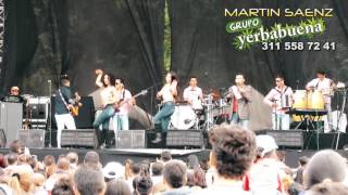 Billete Verde en vivo  Parque Simón Bolívar  Martín Saenz Grupo Yerbabuena 2016 [upl. by Nashner]