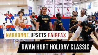 Dwan Hurt Holiday Classic Narbonne Upsets Fairfax In The Tournament [upl. by Ahsyekal]