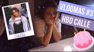 VLOGMAS 3 TODO EL CUMPLEAÑOS DE CALLE [upl. by Sheedy12]