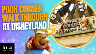 Pooh Corner Walk Through  Merch and Treat Location at Disneyland [upl. by Ainet789]