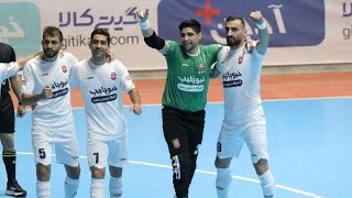 Giti Pasand 5  Shahrdari Saveh 4 Iranian Futsal Super League 20242025 گیتی پسند و شهرداری ساوه [upl. by Tonie]