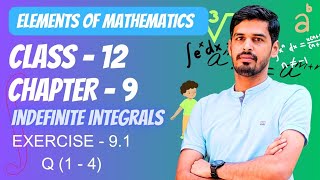 Elements of Mathematics Class 12 Chapter 9 Indefinte Integration Ex  91  Q 1 to 4 Integration [upl. by Lempres127]