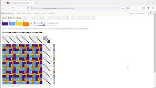 Handweavingnet Draft Creation Demo [upl. by Publia]