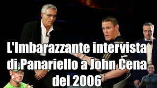 LIMBARAZZANTE intervista di PANARIELLO A JOHN CENA del 2006 [upl. by Lefty87]