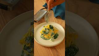 Homemade Pasta Spaghetti alla Chitarra ricotta amp spinach italianfood food pasta [upl. by Aerdnna]