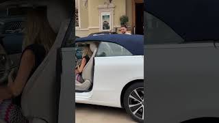 Monaco Lady Boss Arrives In casino With Her Mercedes millionaire supercar luxury [upl. by Nimesay156]