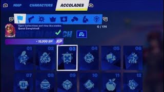 How to easily complete Open Collections and view Accolades  Fortnite Jumpstart Quests [upl. by Balkin]