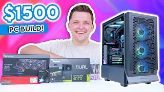 Awesome 1500 Gaming PC Build 2023 😄 Full Build Guide w Benchmarks [upl. by Freud375]