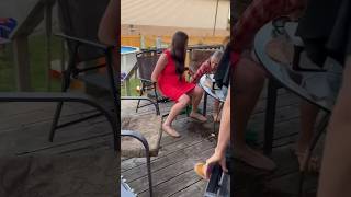 This pregnant mom’s water broke at baby shower 😳 [upl. by Naahsar]