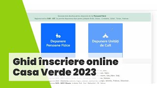 Ghid Înscriere Program Casa Verde Fotovoltaice 2023 [upl. by Ozner639]