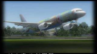 Fs2004  Cebu Pacific Air B757236  City of Manila   Takeoff at Davao RPMD [upl. by Veleda773]