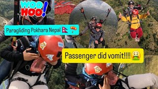 Paragliding Pokhara Sarangkot Nepal 🇳🇵 🪂Happy Passengers [upl. by Jacklyn]