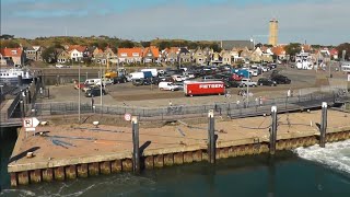 Veerboot MS Friesland vertrekt uit WestTerschelling [upl. by Adim]