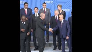 President Erdogan participated in a family photo with the leaders attending the BRICS Summit [upl. by Gery]