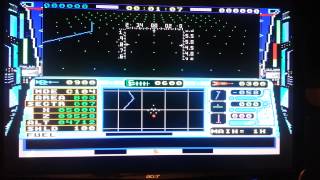 Echelon Demo old DOS game from 1988 [upl. by Adiahs835]