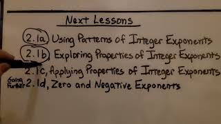 8th Grade Math 21c Applying Properties of Integer Exponents [upl. by Yak468]