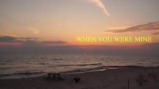 Hayd  When You Were Mine Official Lyric Video [upl. by Kcajyllib366]