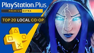 Top 20 Local Coop amp Splitscreen Games on PlayStation Plus Extra amp Premium [upl. by Zeph]