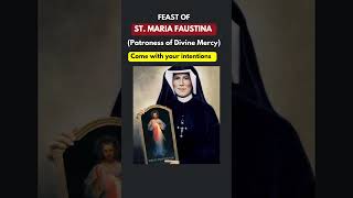 FEAST OF SAINT FAUSTINA KOWALSKA 2024  FEAST OF BLESSED MARIA FAUSTINA Patron of Divine Mercy [upl. by Ayat74]