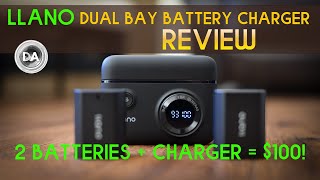 llano Dual Fast Camera Battery Charger  Batteries Review [upl. by Euridice121]