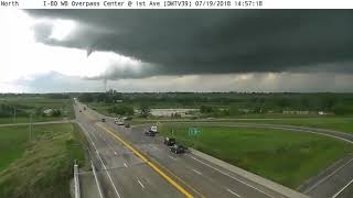 Iowa DOT July 19 2018 Bondurant Tornadoes [upl. by Attelrahc35]