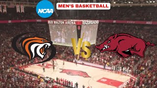 Pacific Tigers VS Arkansas Razorbacks  NCAA Mens Basketball Live Scoreboard [upl. by Jessalin]