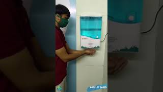 Automatic Hand Sanitizer Dispenser  With live demo [upl. by Yahsat479]